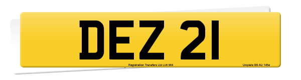 Registration number DEZ 21